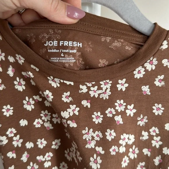 Joe Fresh Floral Matching Set 4T - Picture 3 of 16